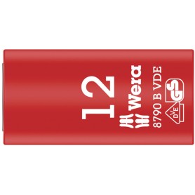 VDE Zyklop-Steckschlssel-Einsatz, 12mm, 3/8" (rot/gelb, isoliert bis 1.000 Volt) (05004956001)