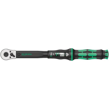 Drehmomentschlssel mit Umschaltknarre Click-Torque C 2 (schwarz/grn, Abtrieb 1/2") (05075621001)