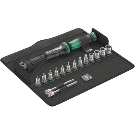 Drehmomentschlssel Bicycle Set Torque 1, 16-teilig (schwarz/grn, Click-Torque A 5 mit Umschaltknarre) (05004180001)