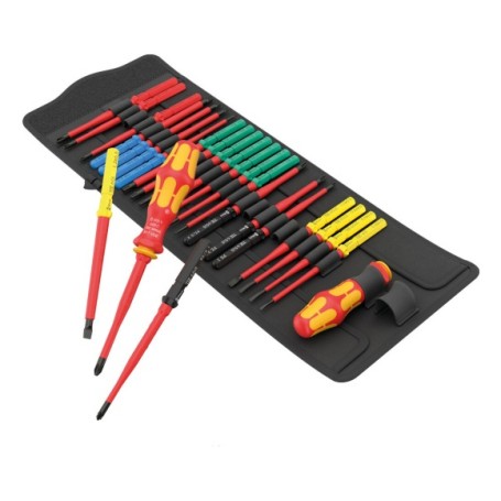 Kraftform Kompakt VDE Big Pack 1, 26?teilig (gelb/rot, inkl. 2 Steckgriffe, VDE-Wechselklingen) (05006617001)