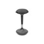 Ergonomischer Bro-Hocker / Stehhilfe DA-90422 (schwarz, hhenverstellbar, fr mehr Dynamik beim Sitzen / Stehen)