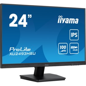 ProLite XU2493HSU-B7 (60.5 cm (23.8 Zoll), schwarz (matt), FullHD, IPS, Adaptive-Sync, 100Hz Panel)