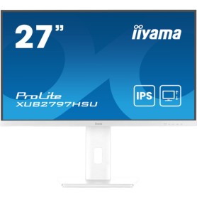 ProLite XUB2797HSU-W2 (68.6 cm (27 Zoll), wei (matt), FullHD, IPS, USB-Hub, 100Hz Panel)