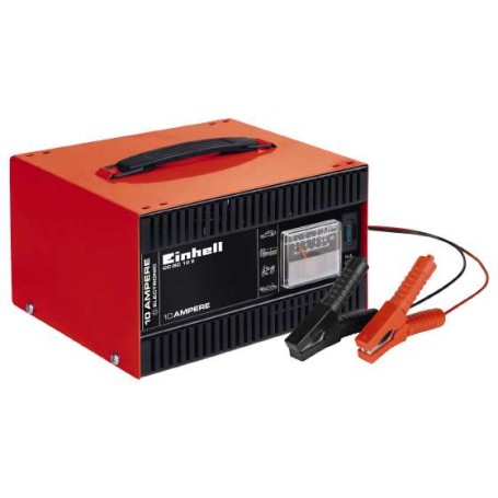 Batterie-Ladegert CC-BC 10 E (rot/schwarz, fr Kfz- und Motorradbatterien) (1050821)