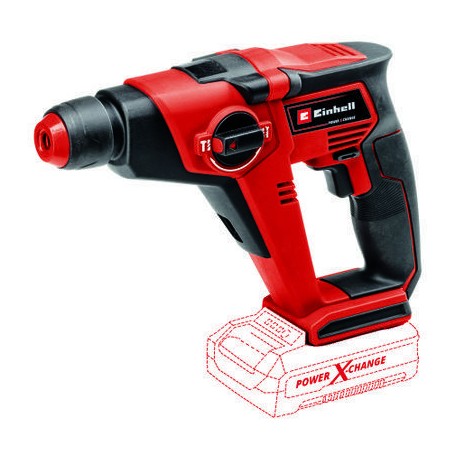 Akku-Bohrhammer TE-HD 18/12 Li-Solo, 18Volt (rot/schwarz, ohne Akku und Ladegert) (4513970)