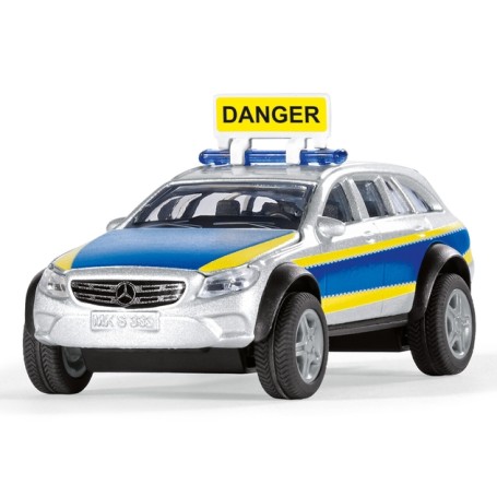 Siku Mercedes-Benz E-Class All Terrain 4X4 Police Modello di auto della polizia Preassemblato 1:50 (10230200000)