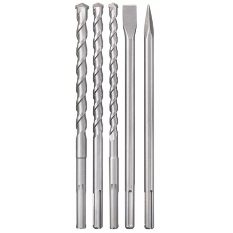 SDS Max Meiel- & Bohrer-Satz, 5-teilig (Koffer) (49194005)
