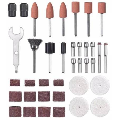 Doppelschleifer Zubehr-Set, Schleif- / Poliermittel (38-teilig) (49510951)