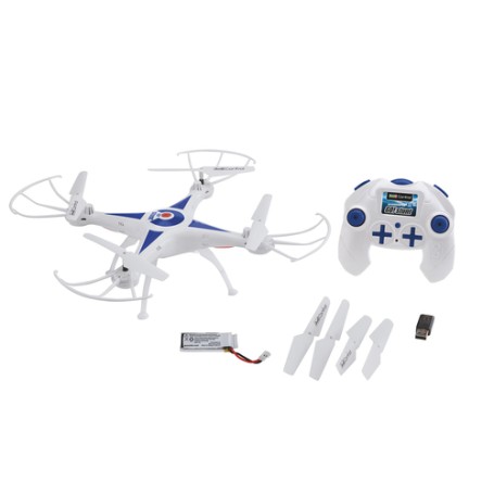 Quadrocopter GO! STUNT (wei/blau) (23842)