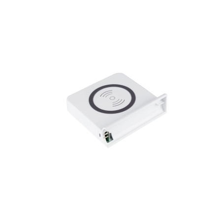 Qi Wireless Charging Pad 15 Watt (wei, fr USB-Desktop-Schnellladestation PCA-D006W (linke Seite)) (PCA-D006WQL)