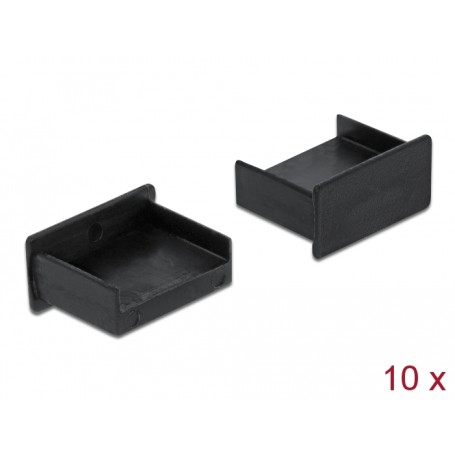 Staubschutz fr USB Typ-A Buchse (schwarz, Ohne Griff) (64102)