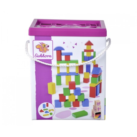 Bunte Holzbausteine 50 (100050161)