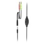 Hama HS-P100 V2 Auricolare Cablato A Padiglione Ufficio Nero, Argento (00139931)