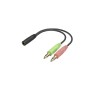 Hama HS-P100 V2 Auricolare Cablato A Padiglione Ufficio Nero, Argento (00139931)