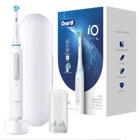 Oral-B iO Series 4 Quite Adulto Spazzolino rotante Bianco (4 mit Reiseetui Quit)