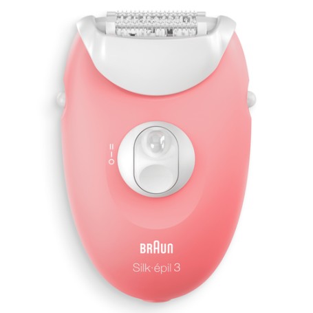 Braun Silk-épil 3 SES 3-176 20 pinzette Rosa, Bianco