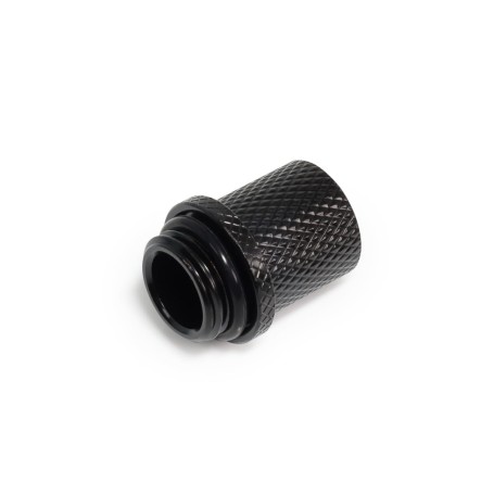 ES 8/5mm Anschraubtlle - Gerade - (schwarz, fr weiche Schluche (PVC, Silikon, Neoprene)) (17643)