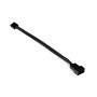 Verlngerungskabel 4-Pin auf 4-Pin, 15cm (schwarz) (18673)