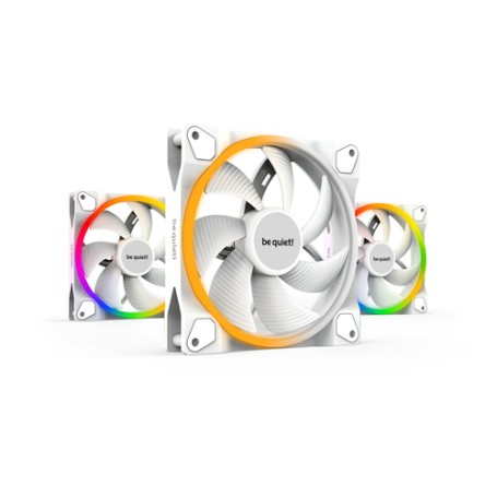 be quiet! Light Wings White | 140mm PWM Triple Pack Case per computer Ventilatore 14 cm Bianco 3 pz (BL102)