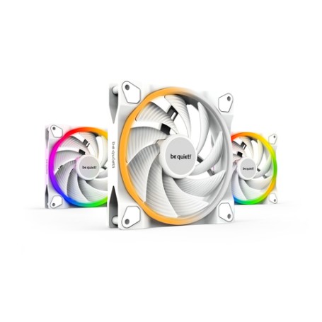 be quiet! Light Wings White | 140mm PWM high-speed Triple-Pack Case per computer Ventilatore 14 cm Bianco 3 pz (BL103)