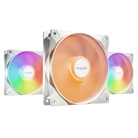 be quiet! LIGHT WINGS LX 120mm PWM High Speed 3-Pack White Case per computer Ventilatore 12 cm Bianco 3 pz (BL125)