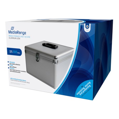 CD/DVD-Koffer 300-fach (silber, Retail) (BOX76)