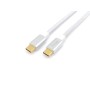 Equip 128356 Cavo USB 3.2 Gen 2 da C a C, M/M, 1,0 m, PD 100W , 4K/60Hz, 10Gbps, bianco (608020)