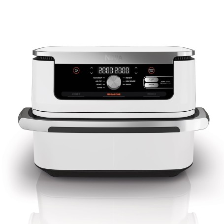 Foodi FlexDrawer Heiluftfritteuse AF500EUWH (wei/edelstahl, 2.470 Watt, Korb 10,4 Liter, teilbar)