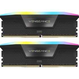 DIMM 32 GB DDR5-6200 (2x 16 GB) Dual-Kit (schwarz, CMH32GX5M2B6200C36, Vengeance RGB, INTEL XMP)