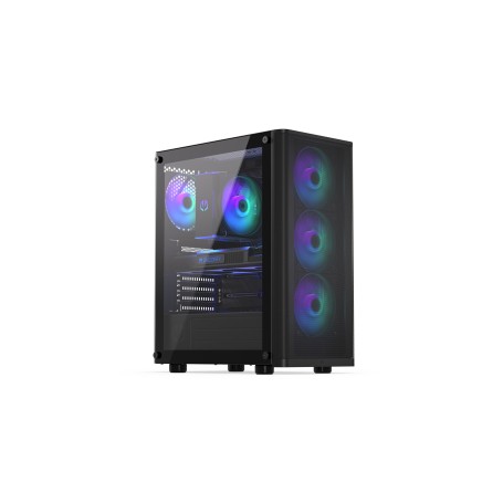 Ventum 200 ARGB (schwarz, Seitenteil aus Tempered Glass) (EY2A014)