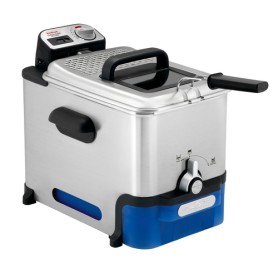 Tefal Oleoclean Pro Inox & Design FR8040 Singolo 3,5 L 2300 W Nero, Acciaio inox