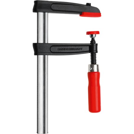 Temperguss-Schraubzwinge TPN30B8BE (rot/schwarz, 300 / 80)