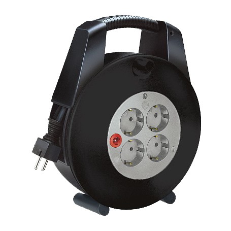 Brennenstuhl Vario Line prolunghe e multiple 15 m 4 presa(e) AC Nero, Grigio (1094200)