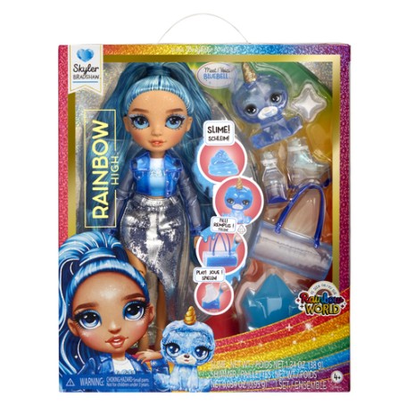 Rainbow High Classic Rainbow Fashion Doll- Skyler (blue) (120216-EU)