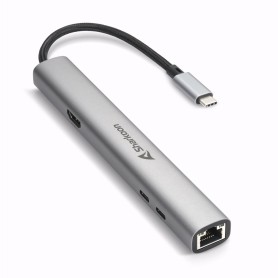 Sharkoon 4044951040704 hub di interfaccia 1250 Mbit/s Grigio scuro