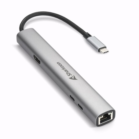 Sharkoon 4044951040704 hub di interfaccia 1250 Mbit/s Grigio scuro