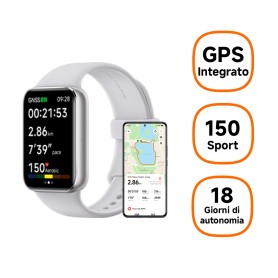Xiaomi Smart Band 9 Pro AMOLED Braccialetto per rilevamento di attività 4,42 cm (1.74") Argento (BHR8715GL)