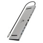 ICY BOX IB-DK2106a-CPD Cablato USB 3.2 Gen 1 (3.1 Gen 1) Type-C Antracite, Nero (61145)