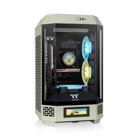 Thermaltake The Tower 250 Matcha Green Mini Tower Verde (CA-1Z9-00SEWN-00)