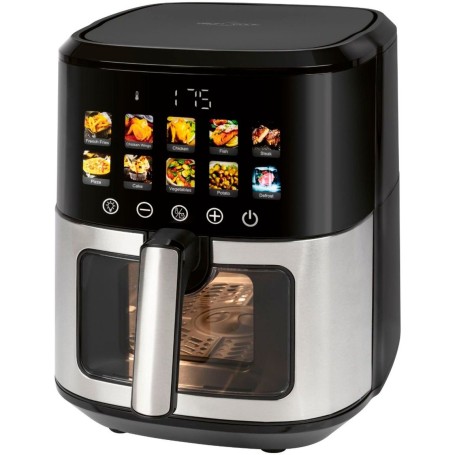 ProfiCook PC-FR 1286 H friggitrice Singolo 6,5 L Indipendente 1700 W Friggitrice ad aria calda Nero, Acciaio inox (501286)