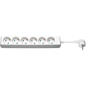 Goobay 51079 prolunghe e multiple 3 m 6 presa(e) AC Interno Bianco