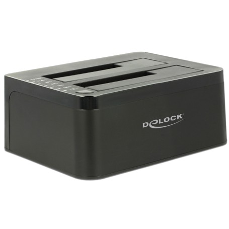 DeLOCK 62661 docking station per unità di archiviazione USB 3.2 Gen 1 (3.1 Gen 1) Type-B Nero