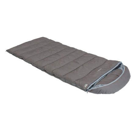 High Peak DUNDEE 4 Sacco a pelo rettangolare Cotone, Poliestere Grigio (21238)