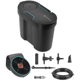Solar-Bewsserung AquaBloom Set, inkl. Wasserbehlter (grau, fr bis zu 20 Pflanzen) (13301-20)