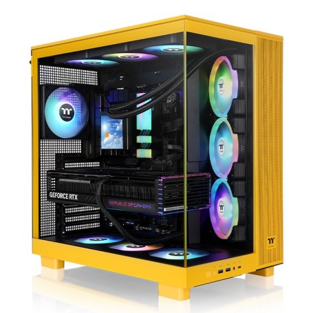 Thermaltake View 380 XL TG ARGB Midi Tower Giallo (CA-11E-00M4WN-00)