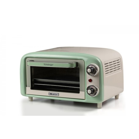 Ariete 3919 Forno Elettrico Vintage, 800W, Capacità 10L, Doppio vetro, Retrò, Verde (3919GR)