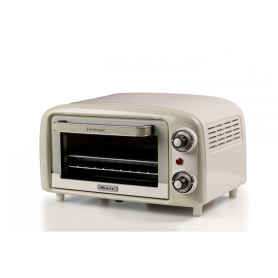 Ariete 3919 Forno Elettrico Vintage, 800W, Capacità 10L, Doppio vetro, Retrò, Beige (3919CR)
