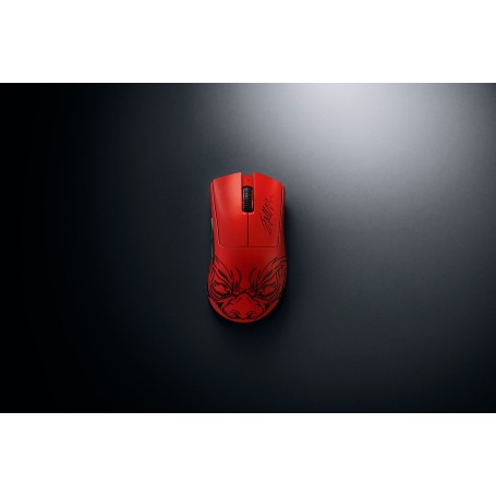 Razer DeathAdder V3 Pro Faker Edition mouse Gaming Mano destra RF Wireless + USB Type-C Ottico 30000 DPI (RZ01-04630400-R3M1)