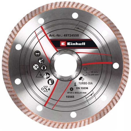 Einhell 49724550 accessorio per smerigliatrice Disco per tagliare
