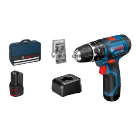Bosch GSB 12V-15 1300 Giri/min Nero, Blu (06019B690K)